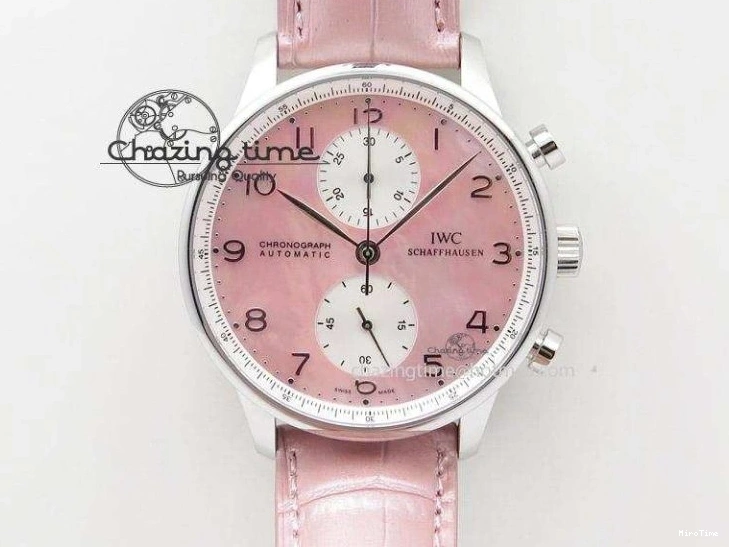 MIROTIME 0329 Portuguese Tourbillon Mystere SS TF Best Edition Black Dial on Black Croc Leather Strap Flexible 7383